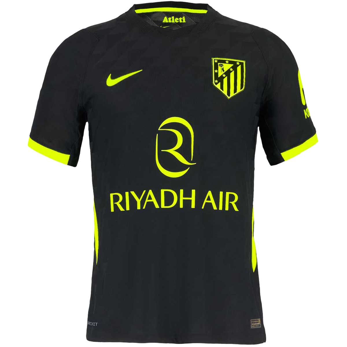 Camiseta Atlético de Madrid segunda equipación 2026/27 negra - frontal