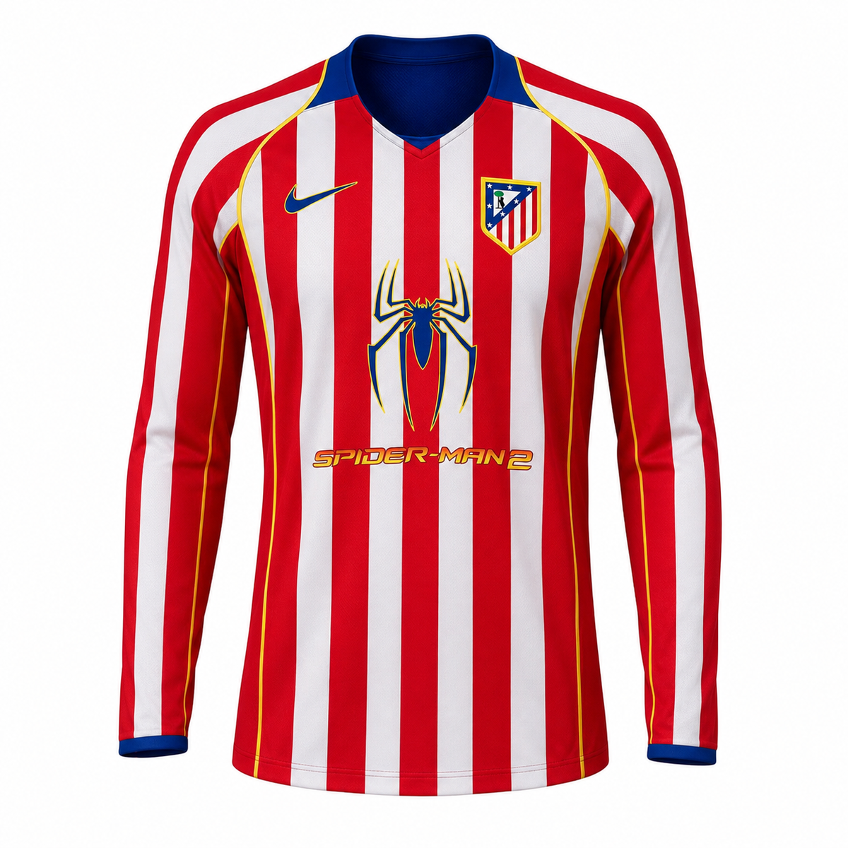 Camiseta Atlético de Madrid local 2004/05 - vista frontal