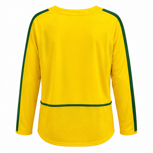 Camiseta selección Brasil local Mundial 2002 - parte trasera