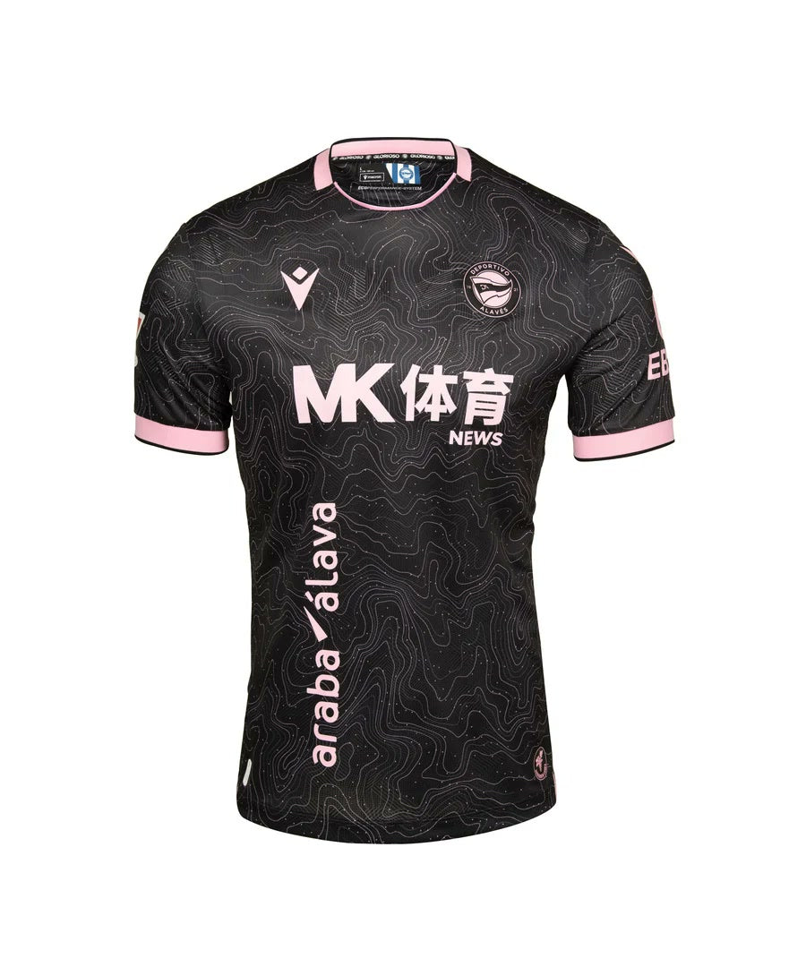 Camiseta Deportivo Alavés segunda equipación 2026/27 negra - frontal