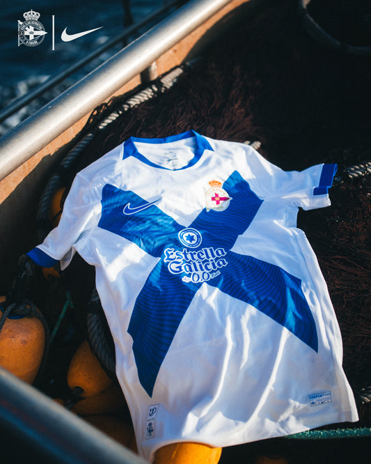 Camiseta Deportivo de La Coruña tercera equipación 2026/27 - vista frontal azul