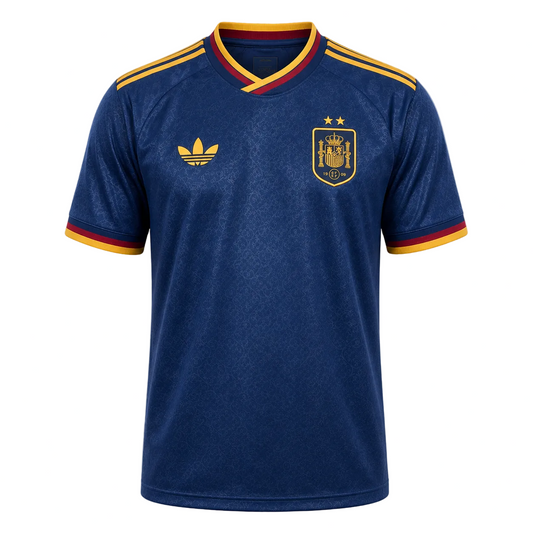 Camiseta selección España campeones AZUL 2026/27 - frontal
