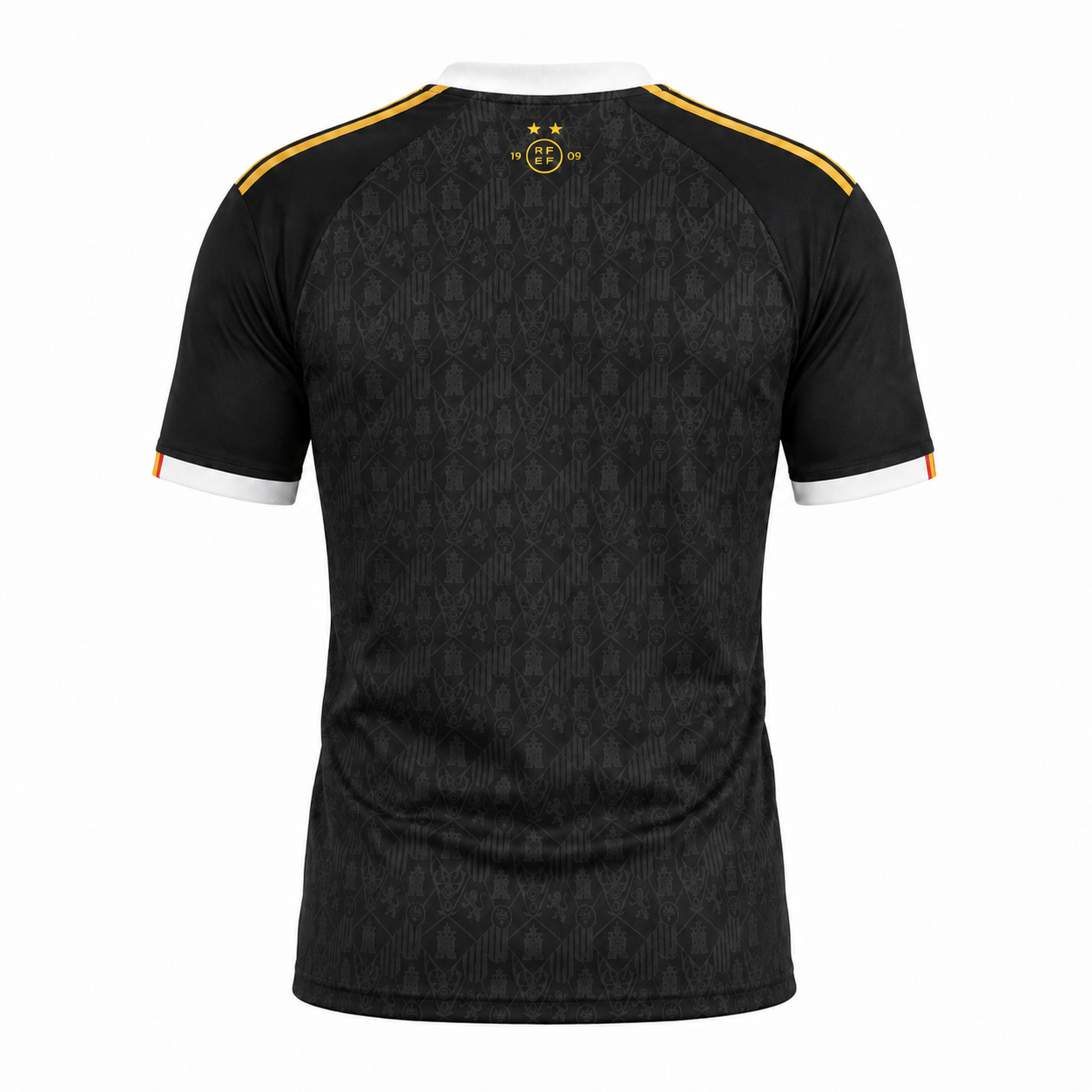 Camiseta selección España edición heráldica negra
