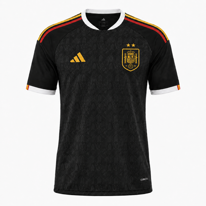 Camiseta selección España edición heráldica negra