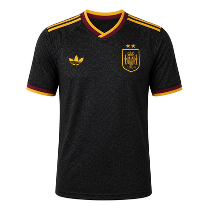 Camiseta selección España campeones NEGRA 2026/27 - frontal