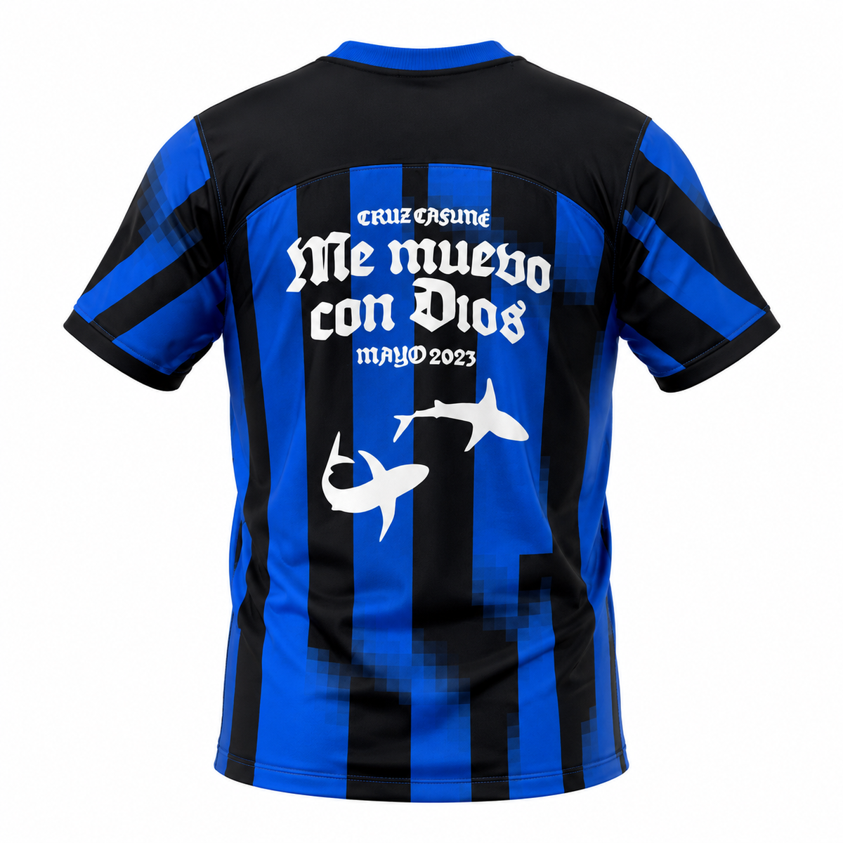 Camiseta Inter de Milán Cruz Cafuné «ME MUEVO CON DIOS» - vista frontal