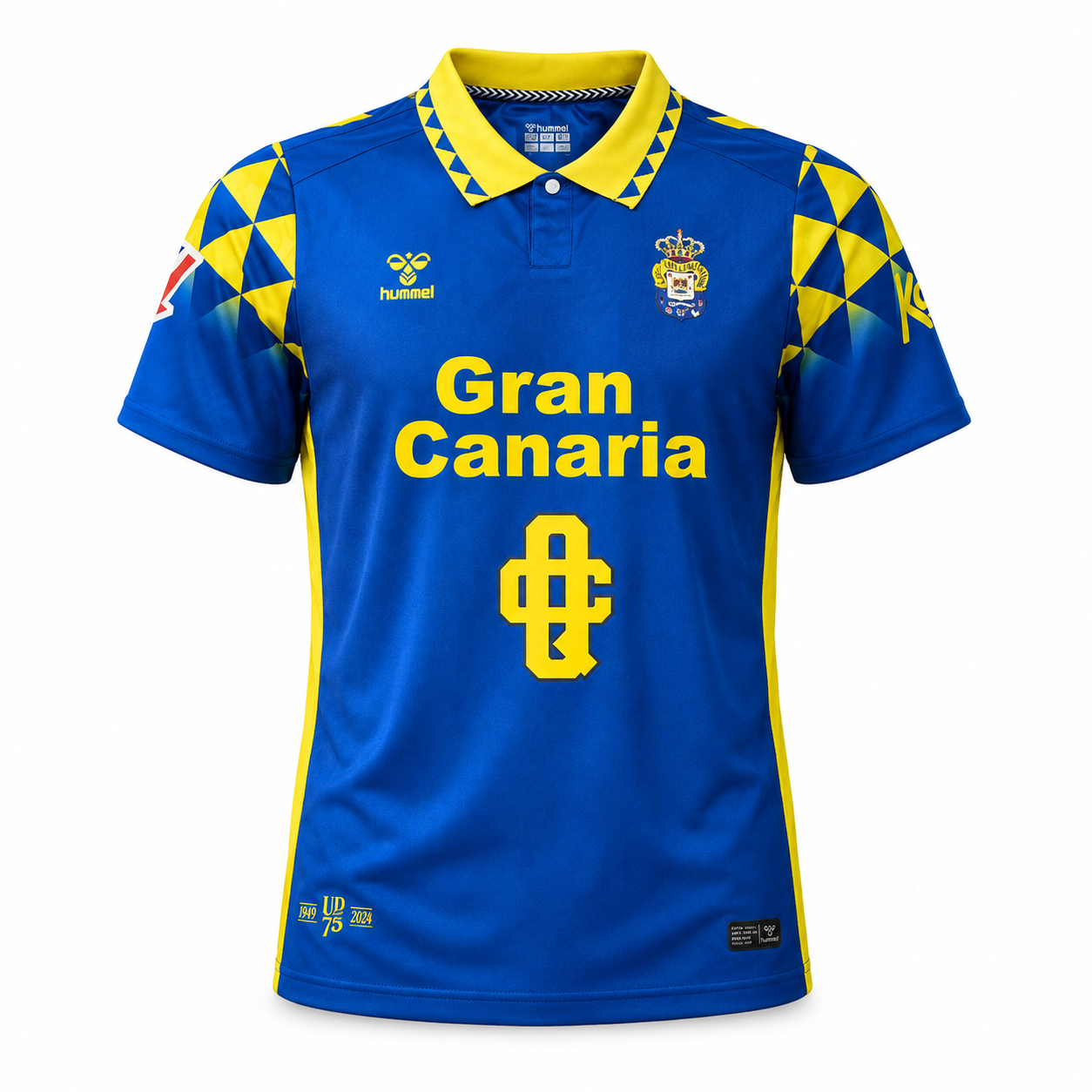 Camiseta UD Las Palmas Quevedo «BUENAS NOCHES» - frontal azul