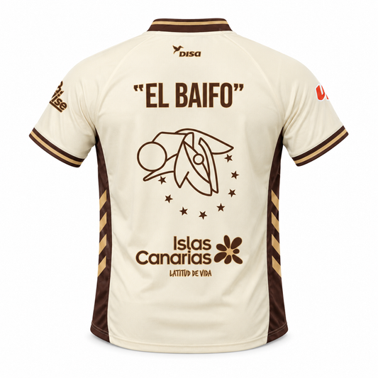 Camiseta UD Las Palmas Quevedo «EL BAIFO» - parte trasera