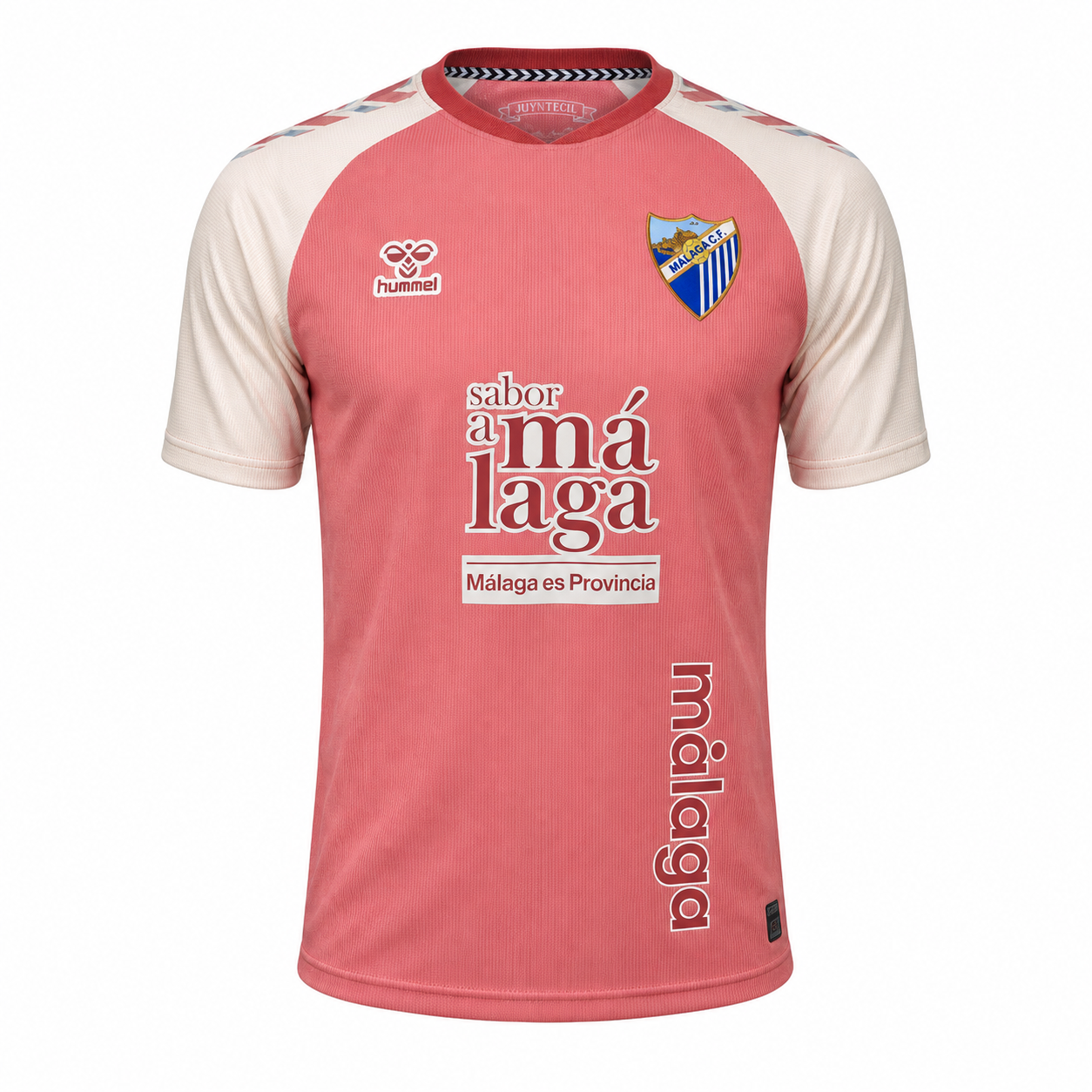 Camiseta Málaga CF segunda equipación 2026/27 rosa - frontal