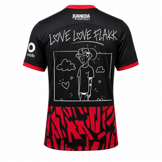 Camiseta RCD Mallorca Rels B «LOVE LOVE FLAKKO» - parte trasera