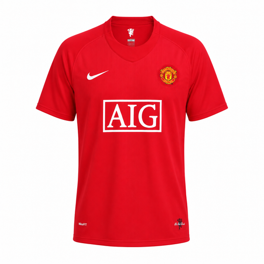 Camiseta Manchester United local 2007/08 - frontal