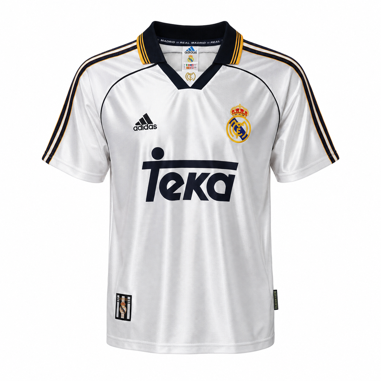 Camiseta Real Madrid local 1999/00 - frontal