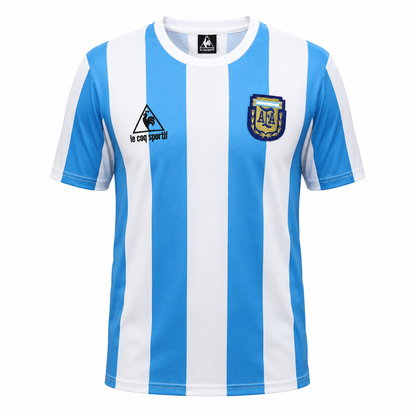 Camiseta selección Argentina local Mundial 1986 - vista frontal