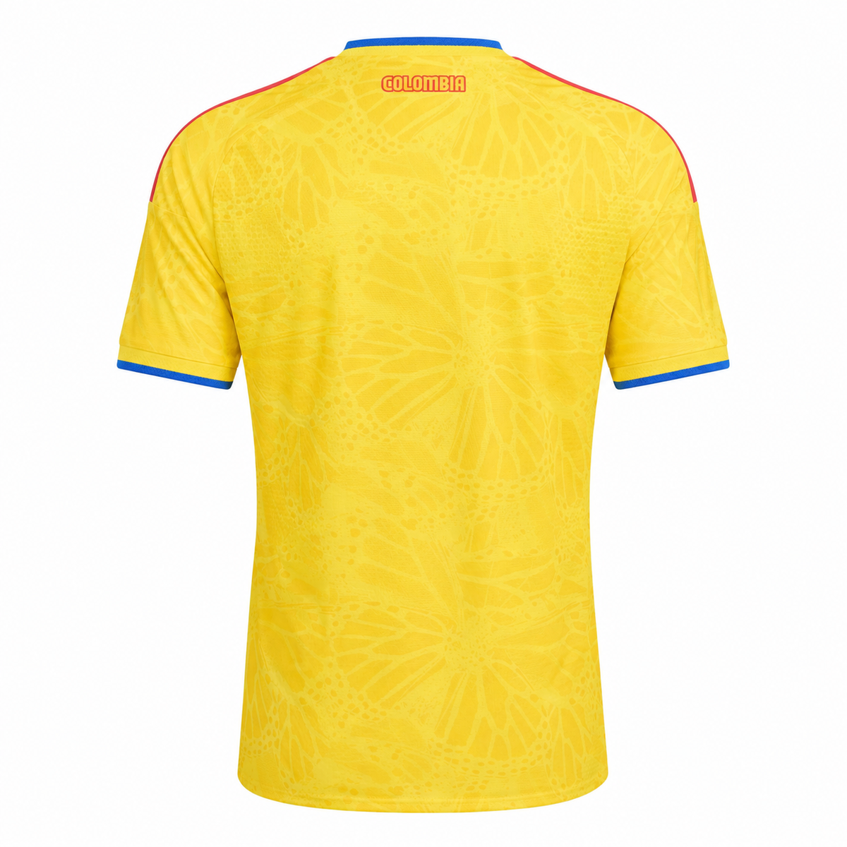 Camiseta selección Colombia local Mundial 2026 - vista trasera