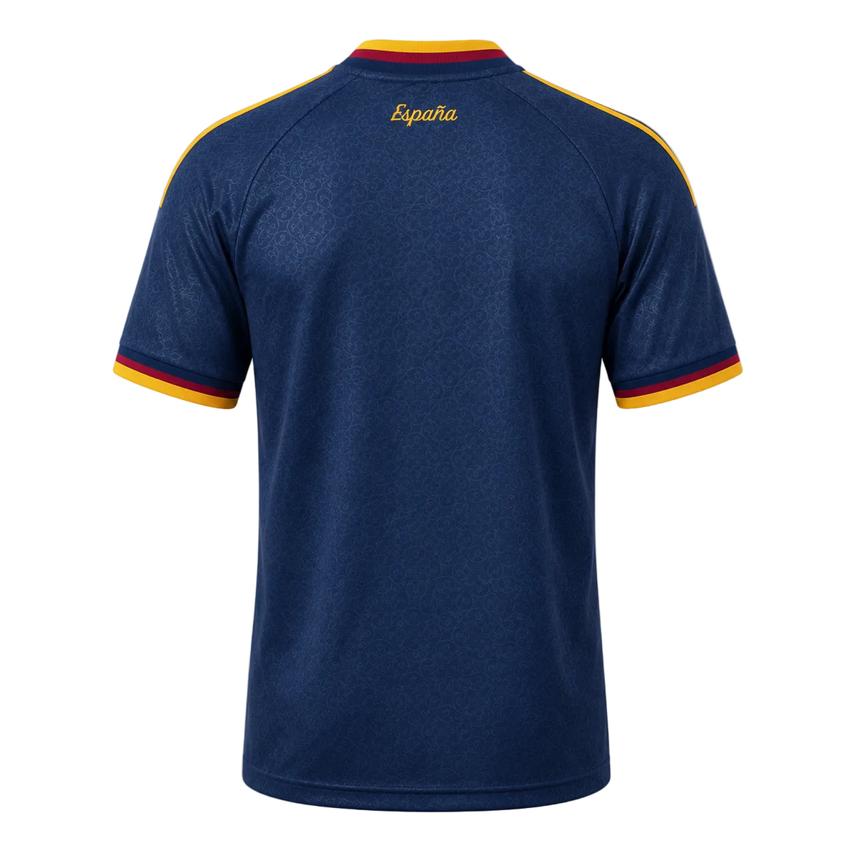 Camiseta selección España campeones AZUL 2026/27 - vista trasera azul