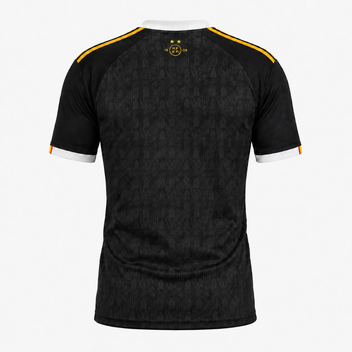 Camiseta selección España edición heráldica negra - vista trasera