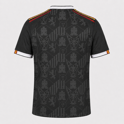 Camiseta selección España edición noble negra - vista trasera