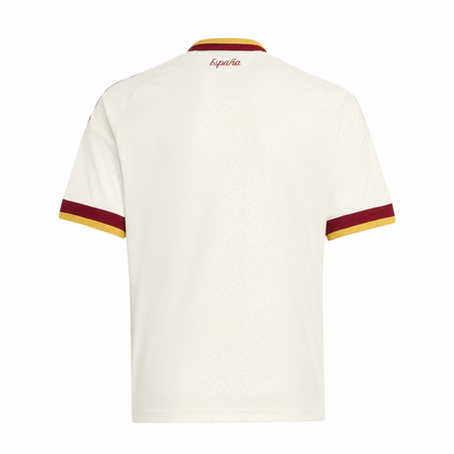 Camiseta selección España campeones blanca 2026/27 - vista trasera